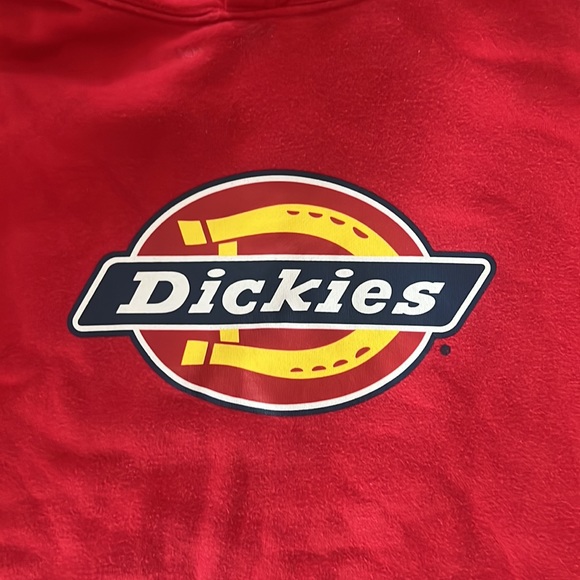 Red Dickies hooded sweatshirt - Picture 2 of 4